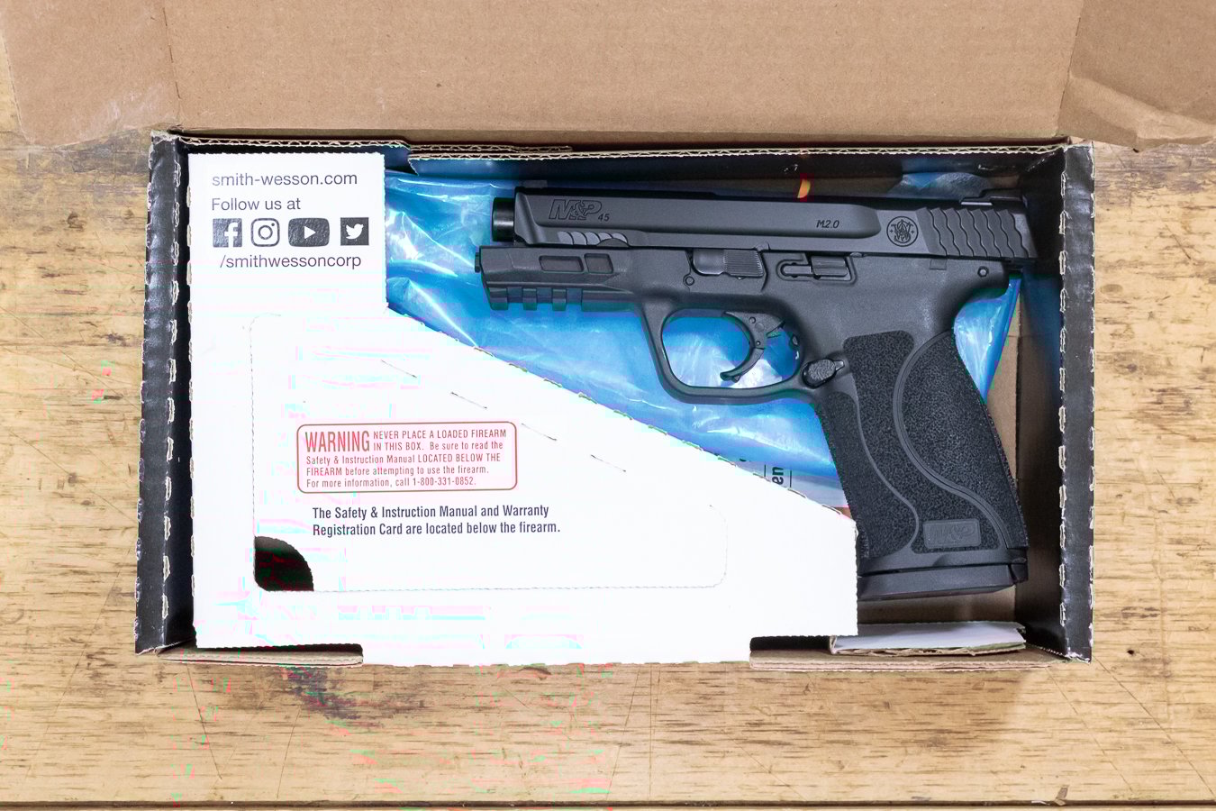 SMITH AND WESSON M&P45 M2.0 Compact 45 ACP Police Trade-in Pistol (New In Box)